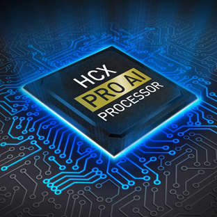 Graphic from a radiant HCX Pro AI Processor
