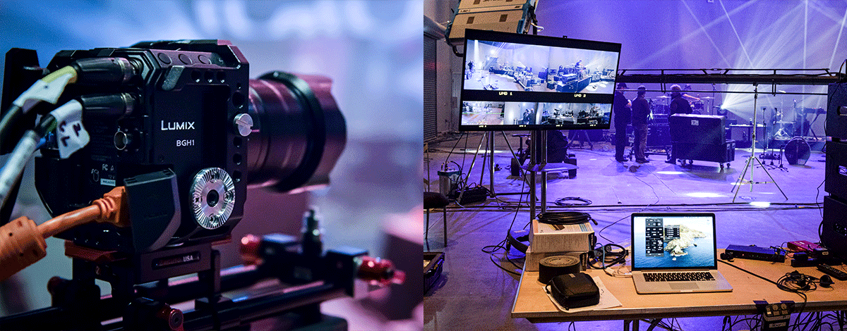 Multicamera concert with the LUMIX BGH1