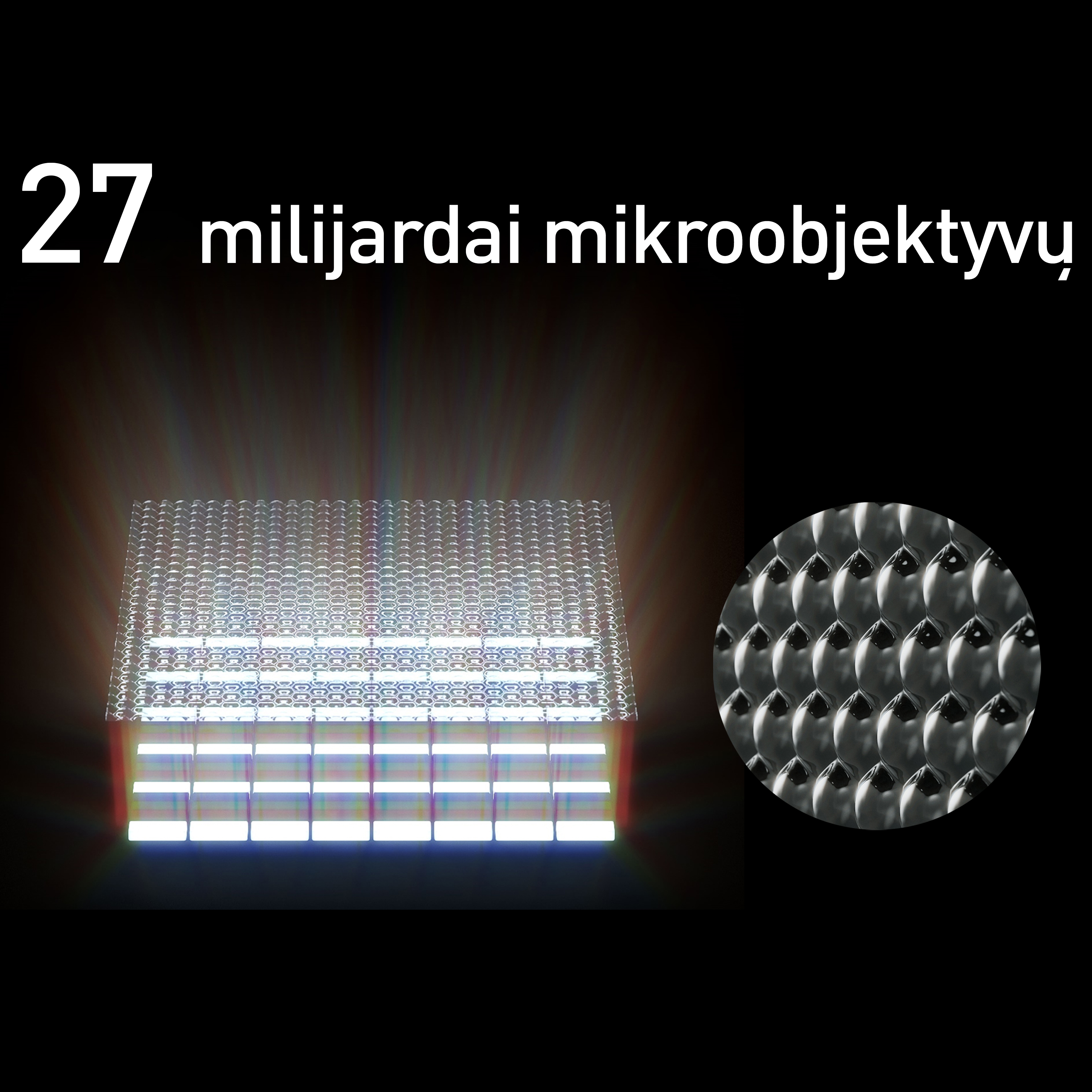 Kas yra mikrolęšių masyvas?