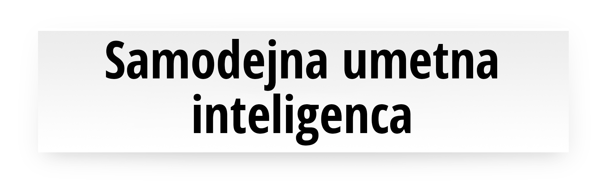 Samodejna umetna inteligenca