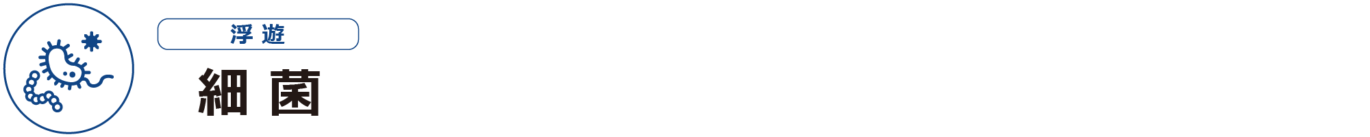 細菌ー浮遊