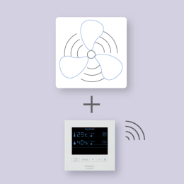 Ventilatiors with IAQ remote controller