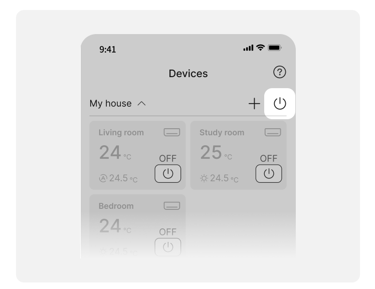 Turn multiple dvice ON/ OFF at once