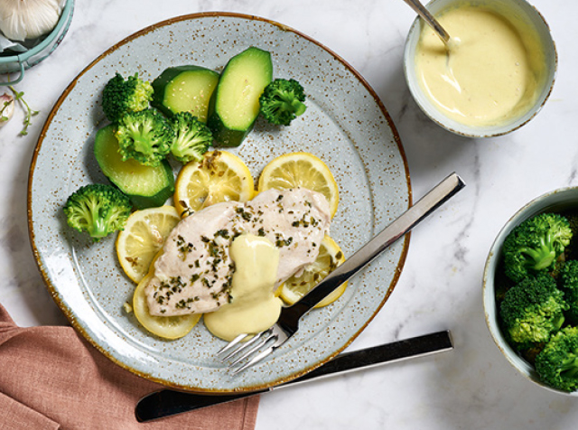 Citromos-kakukkfüves párolt csirke