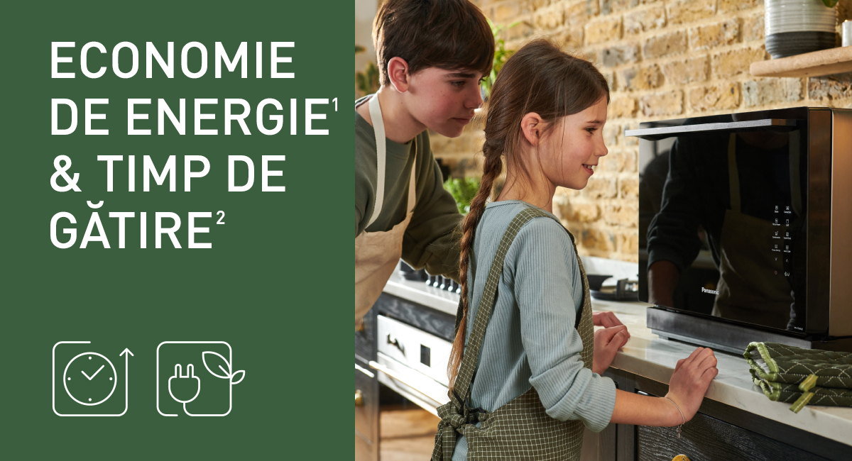 Gestionați facturile de electricitate în creștere cu un cuptor combi cu microunde și tehnologie Inverter de la Panasonic