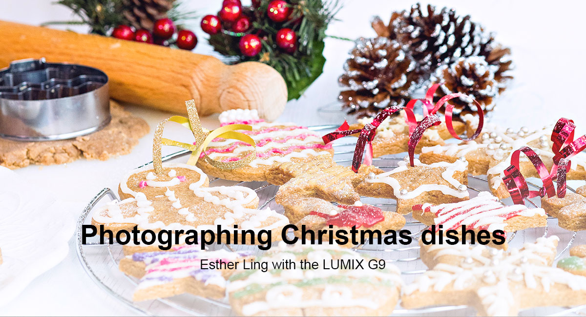 Jouluruokien valokuvausta