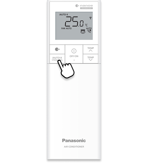 Activate iAUTO-X with remote controller
