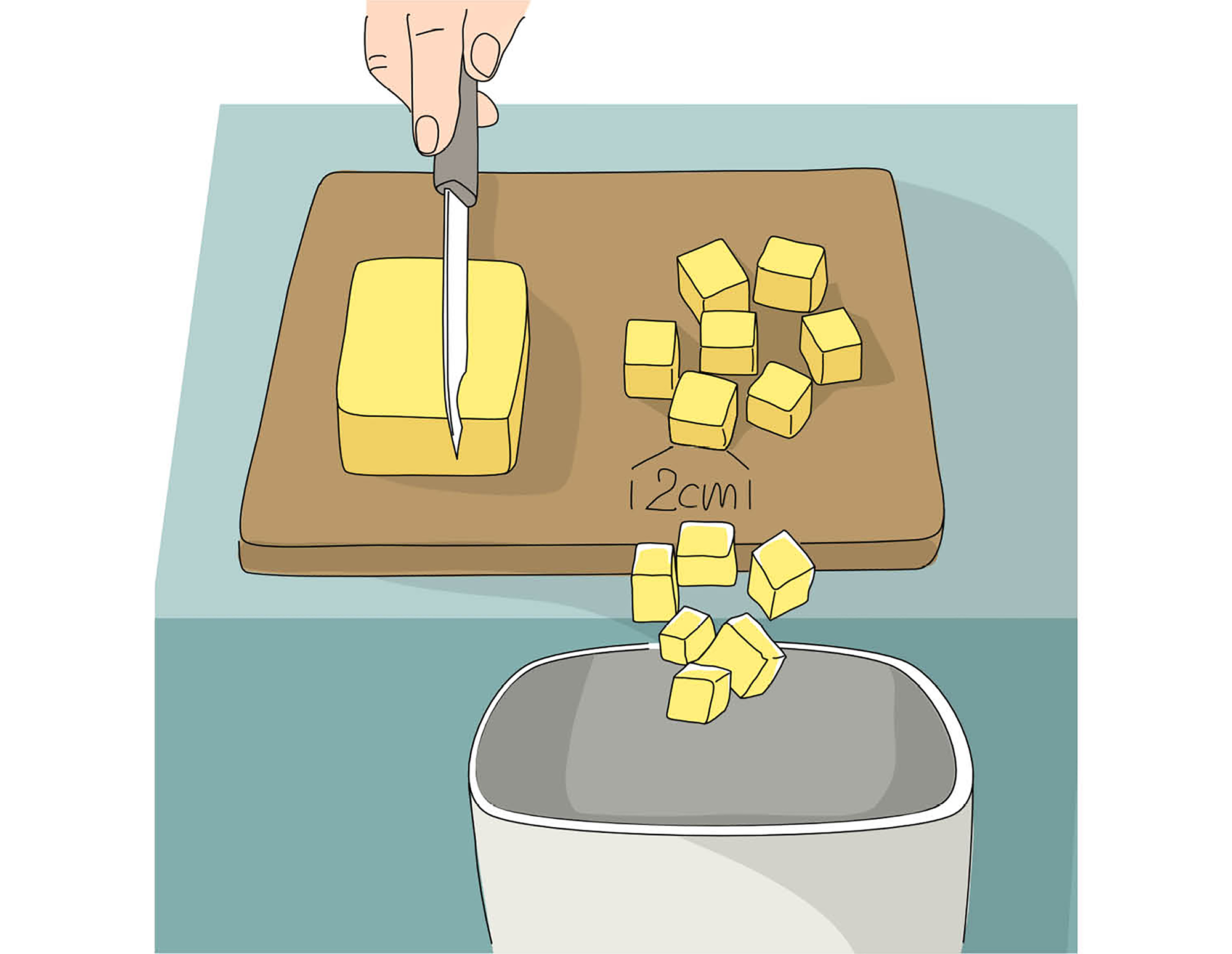 O pão é muito denso e pesado