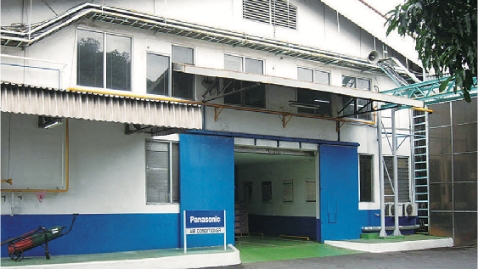 An exterior image of PT. Panasonic Manufacturing Indonesia.