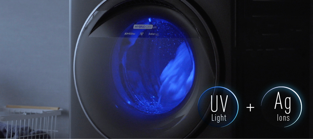 Eliminates up to 99.99%* Bacteria with UV Light & Ag Ions