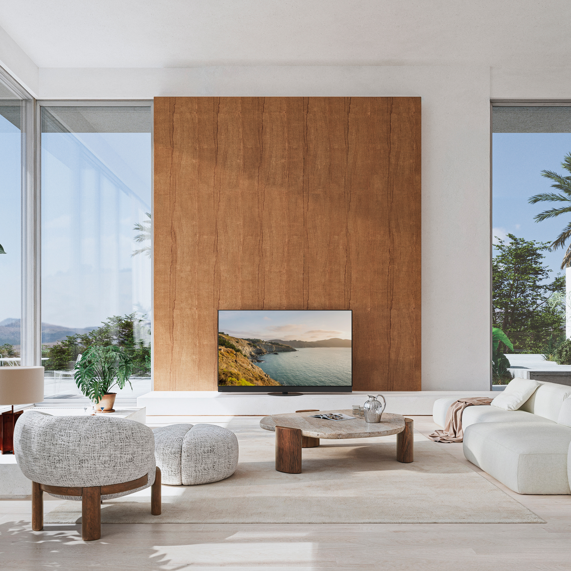 Harmonized with interiors