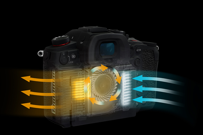 A Micro Four Thirds camera equipped with a fan?