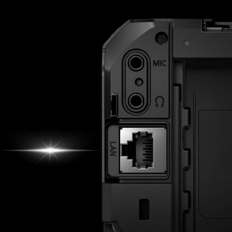 Ethernet/PoE+-yhteensopiva kamera