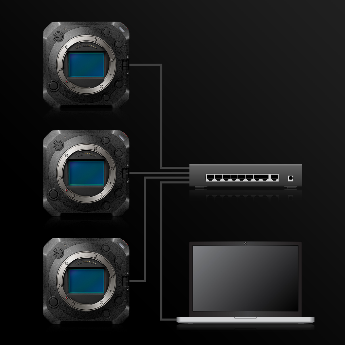LUMIX Tether for Multicam -etäohjaus