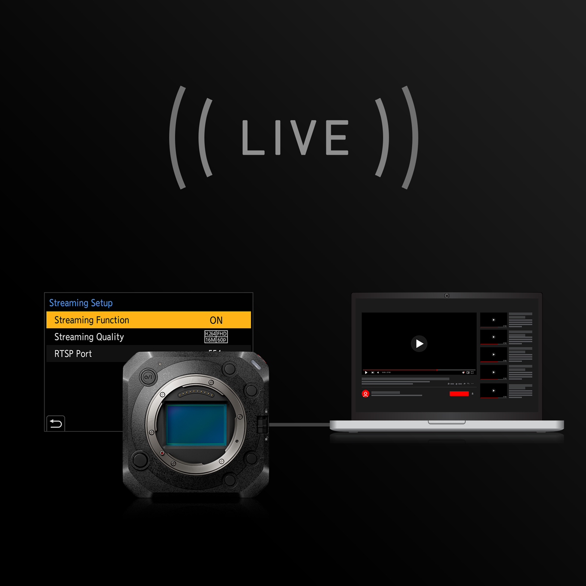 IP-suoratoisto tietokoneen kanssa (RTP-/RTSP-protokolla)