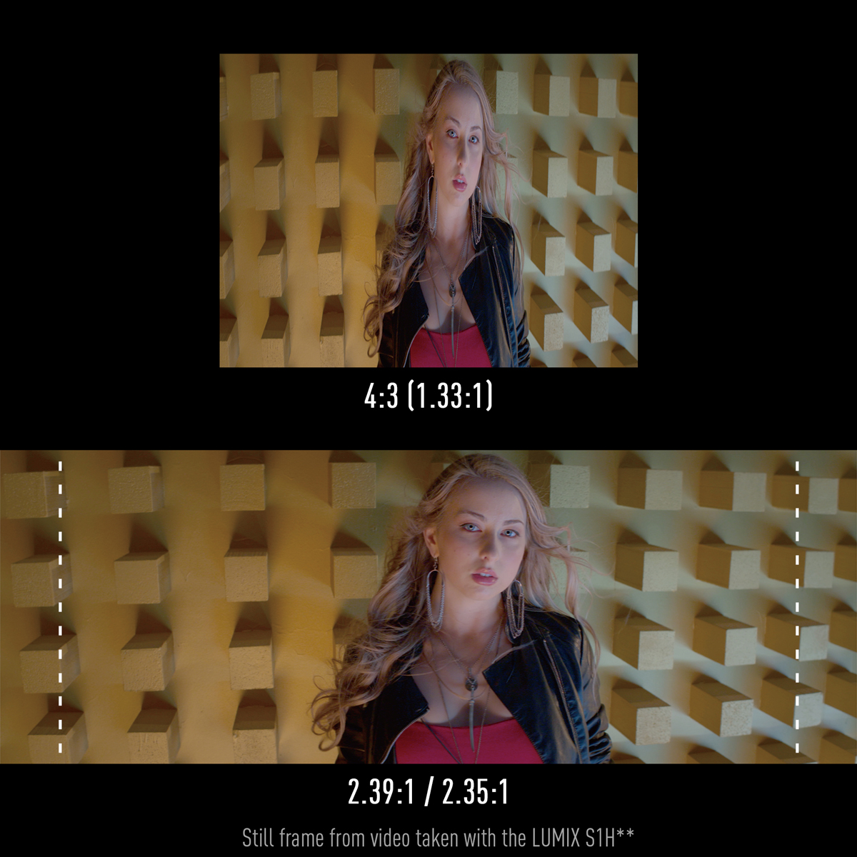 Anamorphic recording