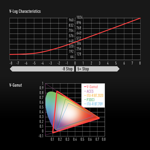 Najszerszy zakres dynamiczny (w trybie V Log/V-Gamut) w serii LUMIX G