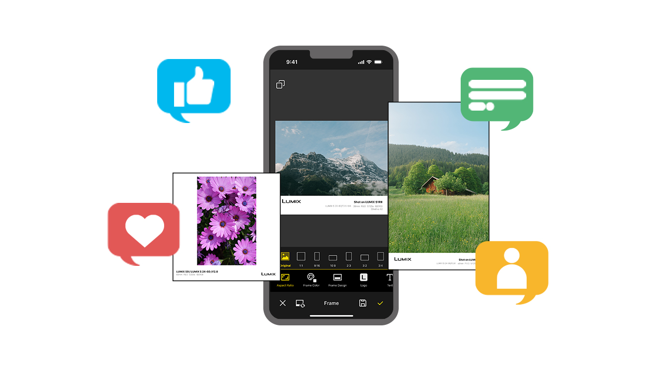 Adicione uma moldura elegante