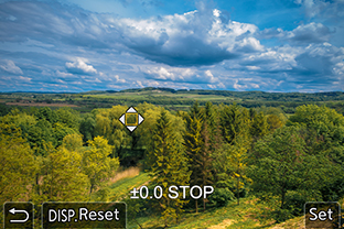 Замер уровня яркости – точечный экспонометр