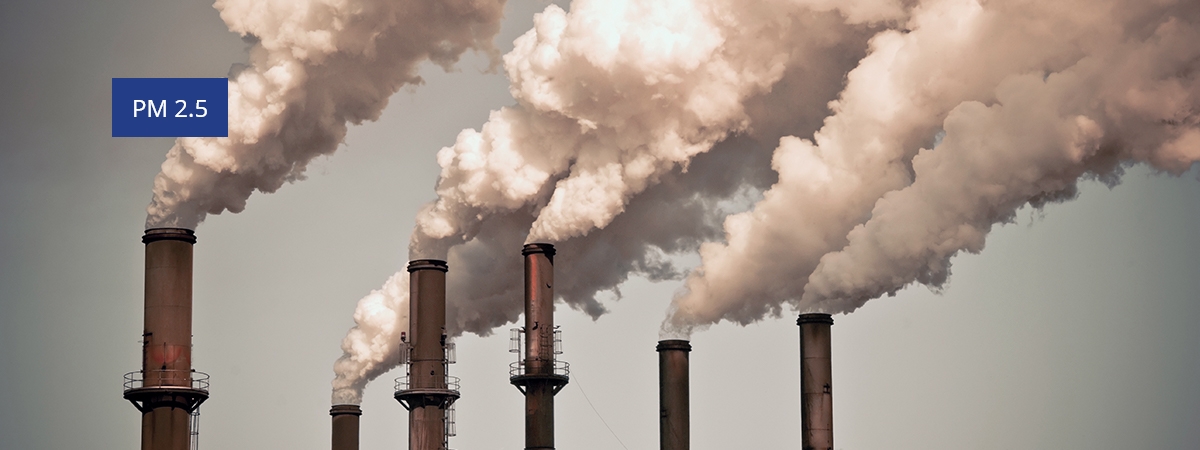 Imagen de partículas PM 2.5