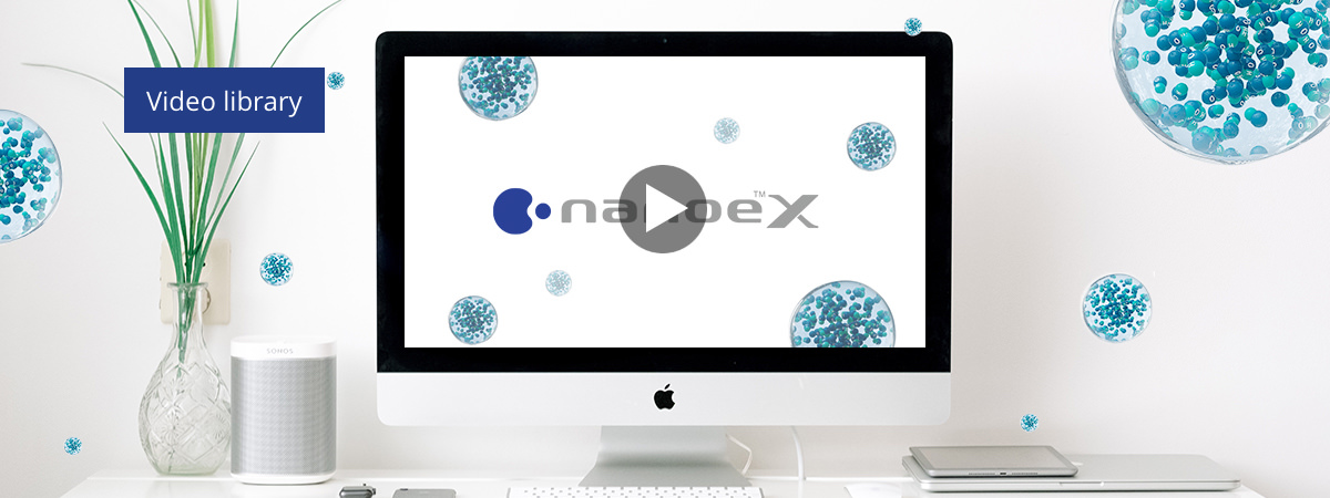 An image of a video library featuring nanoe™ videos