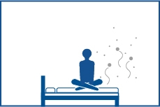 Una ilustración en la que se expresa que la principal preocupación que los huéspedes tienen en los hoteles son los olores causados debido a que el anterior huésped de la habitación ha comido, bebido y fumado