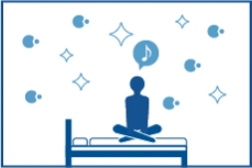 Una ilustración en la que se muestra que nanoe™ X puede inhibir olores en una habitación de hotel las 24 horas del día, los 7 días de la semana