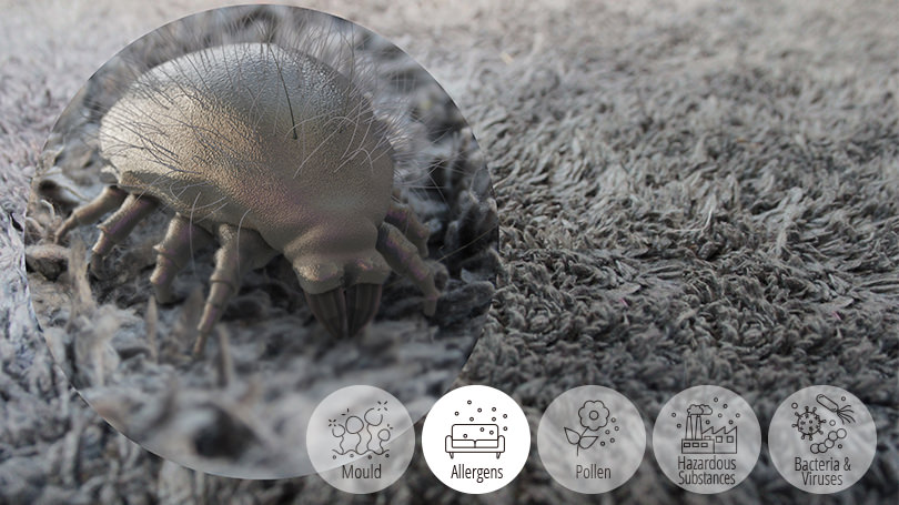 Can inhibit 5 types of pollutants