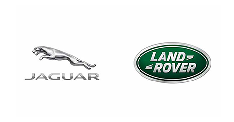 Logos of JAGUAR and LANDROVER