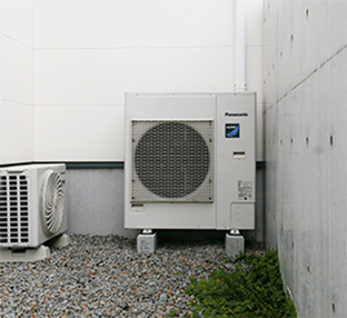 An image of installed outdoor units