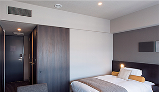 An image of installation of air-e at Hiroshima Washington Hotel