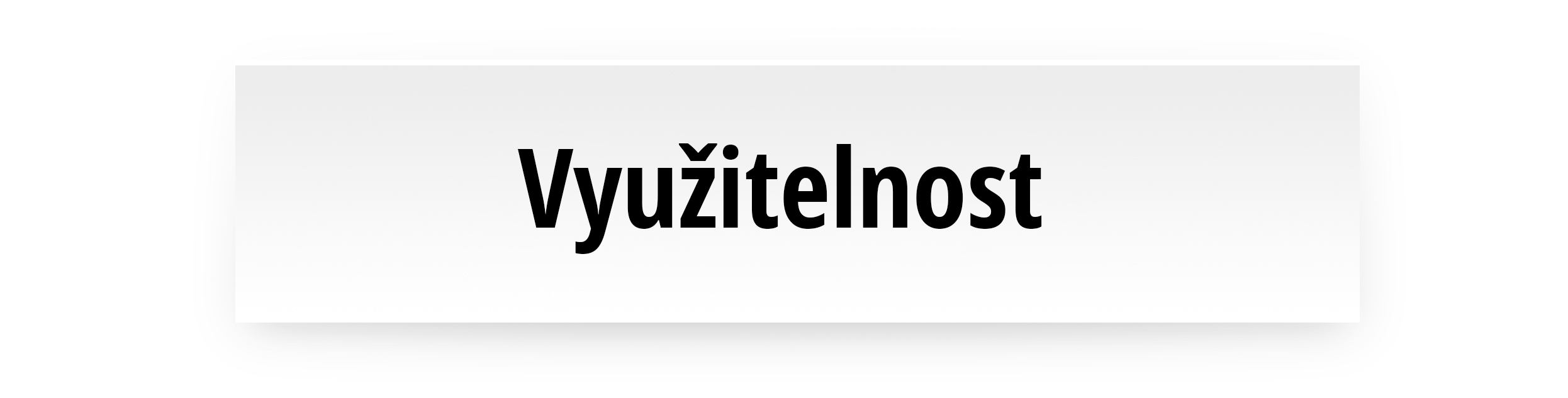 Využitelnost
