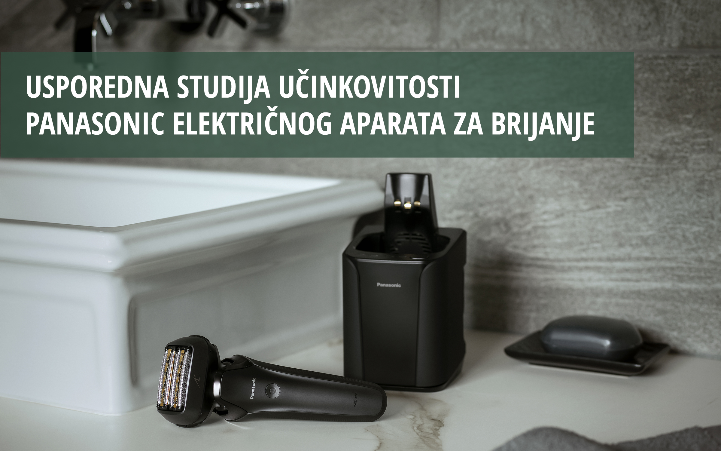 Usporedna studija učinkovitosti Panasonic električnog aparata za brijanje