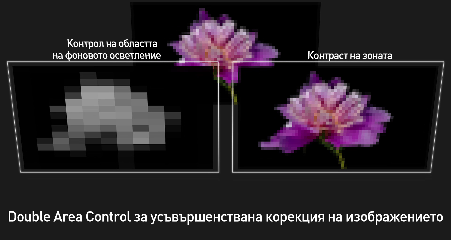 Локално затъмняване с директно фоново осветление