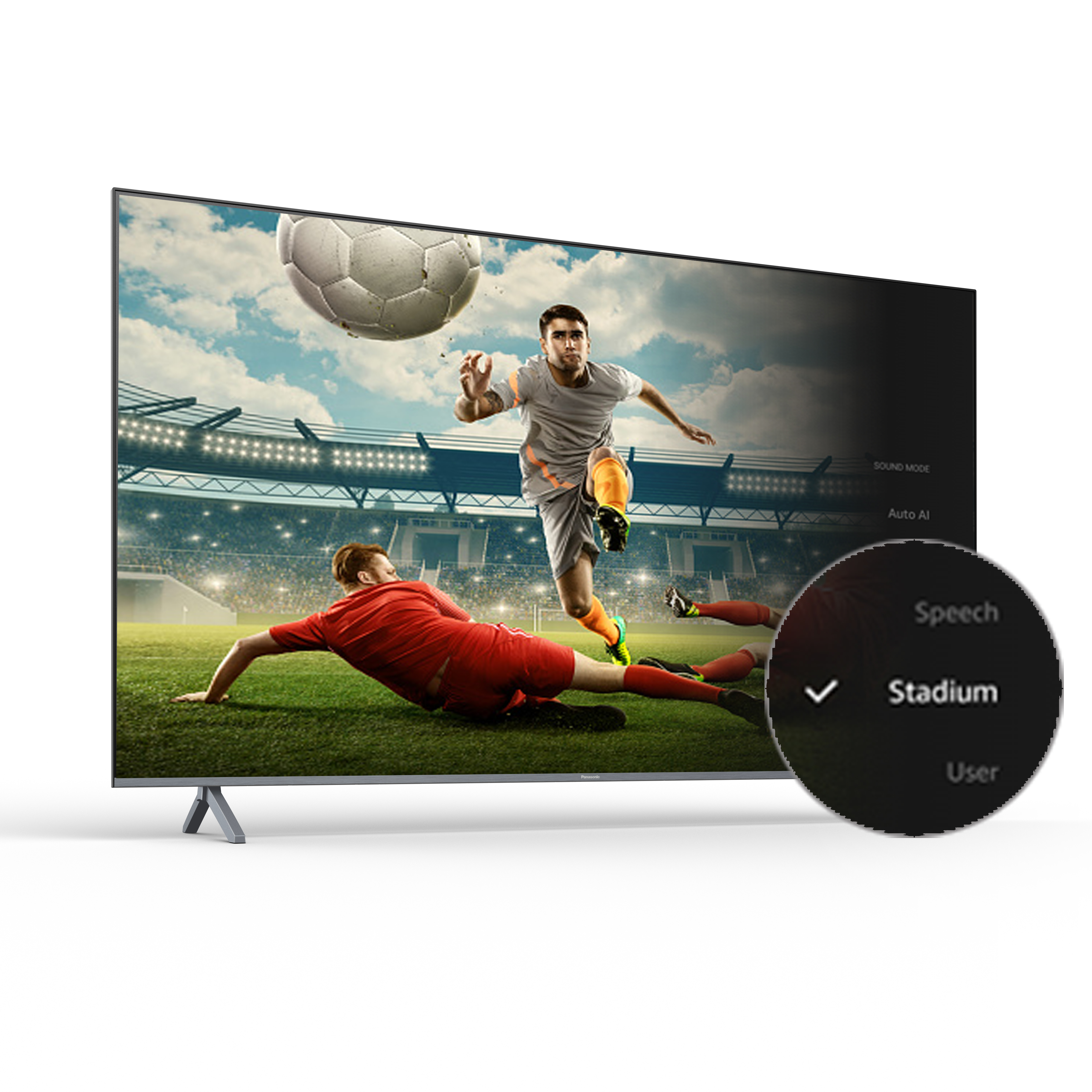 Pocíťte dunenie: ponorte sa do každého okamihu s režimom Štadión.