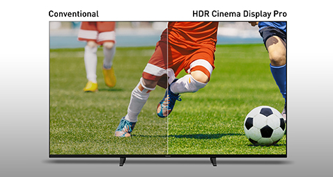 Edistynyt kirkkauden ja kontrastin tasapaino. Elävä ja dynaaminen kuvanlaatu kaikelle sisällölle.