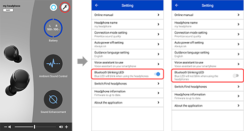 Podešavanje treperećih LED lampica