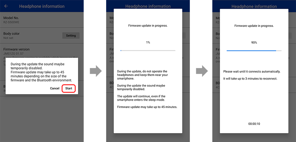 Kako ažurirati vaše slušalice RZ-S500W ili RZ-S300W?