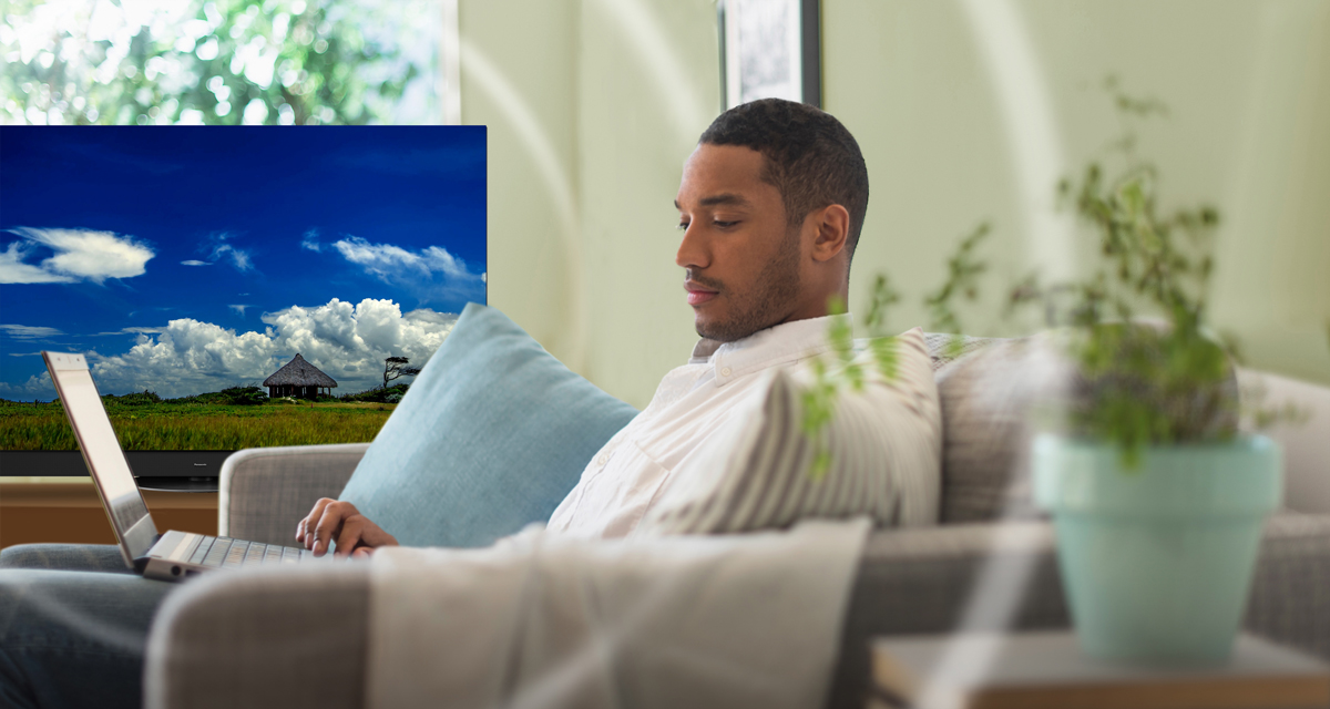 Turn your TV screen into a window or a painting. With “my Scenery,” you can create a mood that complements your space or enhances your mood.