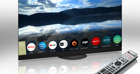 Helppo käynnistää, helppo käyttää. Säädä my Home Screen -asetuksia kaukosäätimestä.