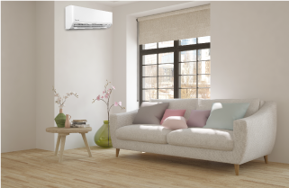 Aircond close to the wall