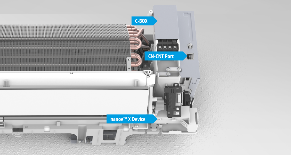 Aircond disect with labels