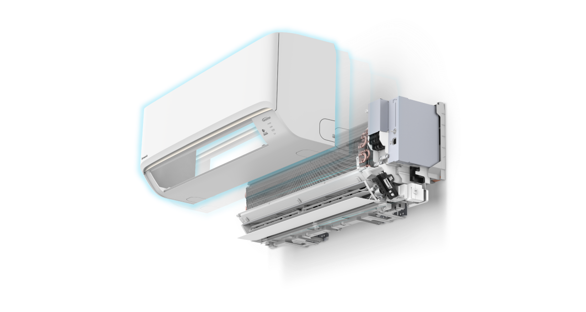 Showing the aircond front grille