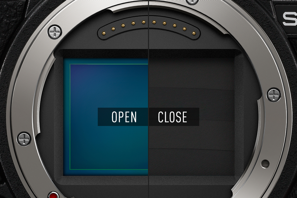 Prevents dust from attaching to the sensor