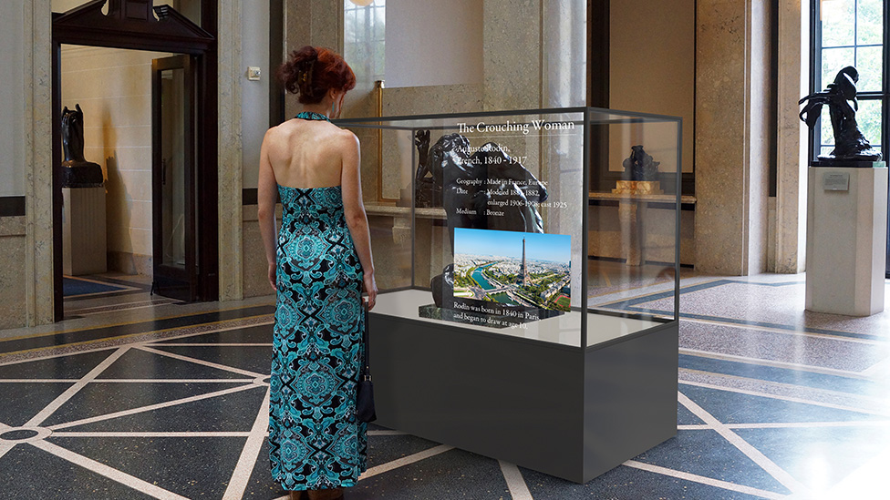 Sinalização para museus