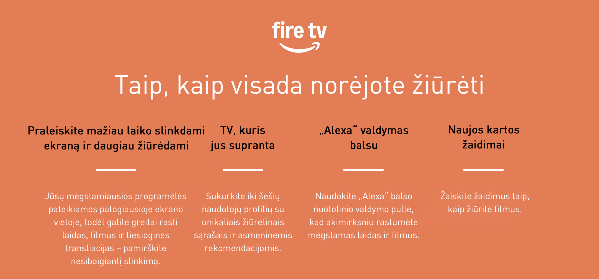 Taip, kaip visada norėjote žiūrėti