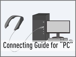Connecting guide for "PC"