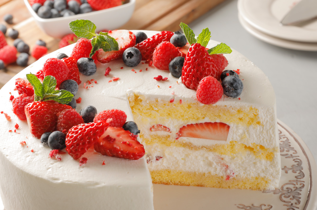 Клубничное песочное печенье