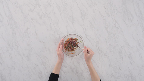 Steamed Cod and Vegetables with Fresh Veggie Sauce