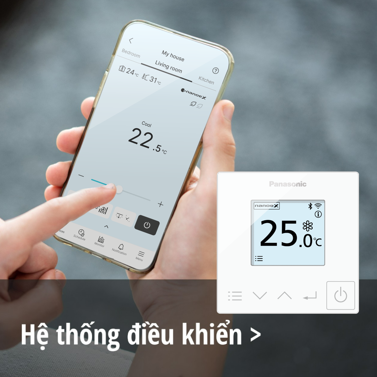 hình ảnh:Điều khiển từ xa của các thiết bị điều hòa không khí gia đình có ứng dụng trên điện thoại thông minh